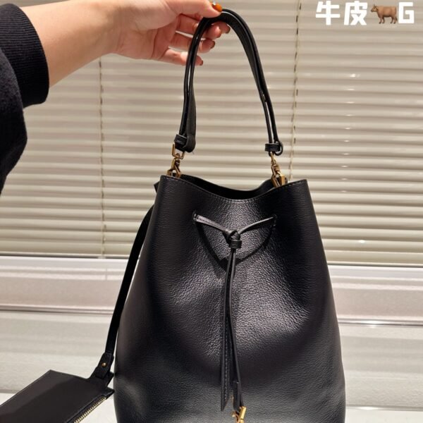YSL Niki Bucket Black Leather - Bag