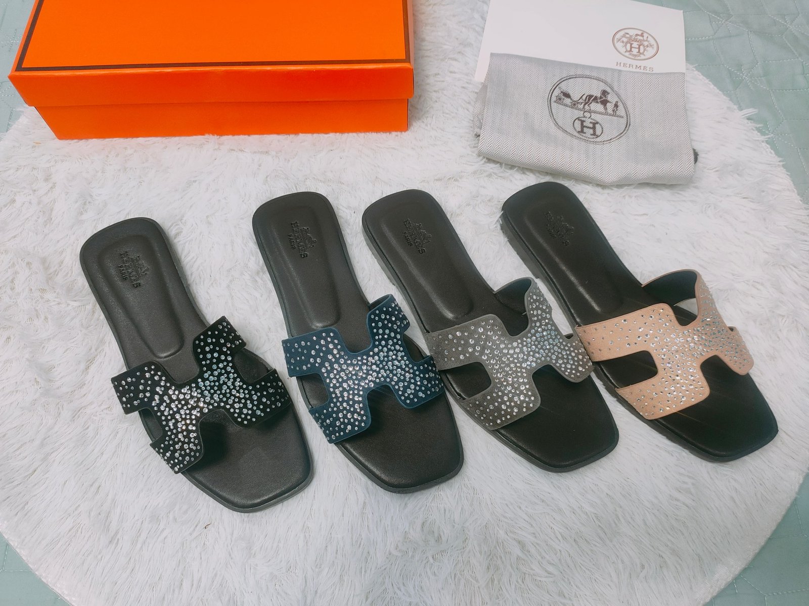 HM Oran Sandals Crystal Embellished - Sandals - Image 7