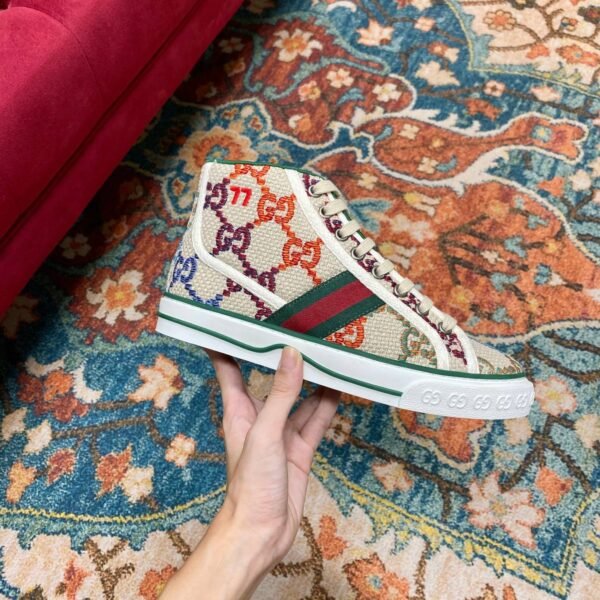 GG 1977 Tennis Multicolor GG Canvas - Sneakers