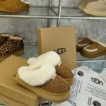 UGG Tasman X Quilted Chestnut Suede – Shoes