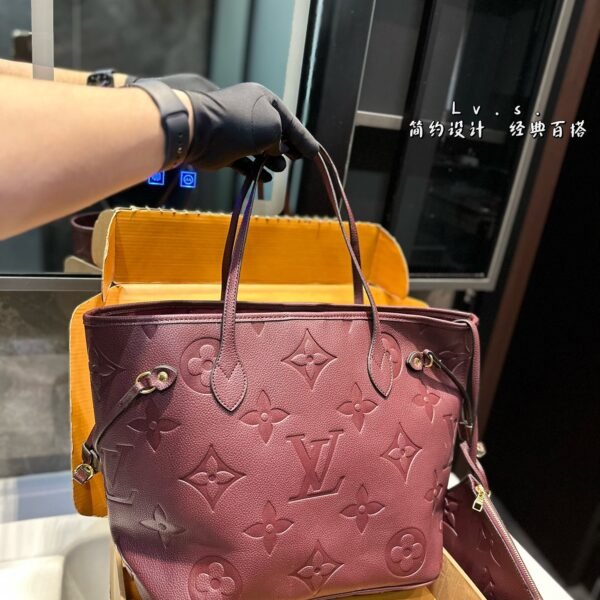 LV Neverfull MM Monogram Empreinte Leather - Bag