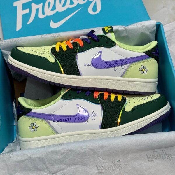 NK Air Jordan 1 Low Doernbecher Multicolor - Sneakers
