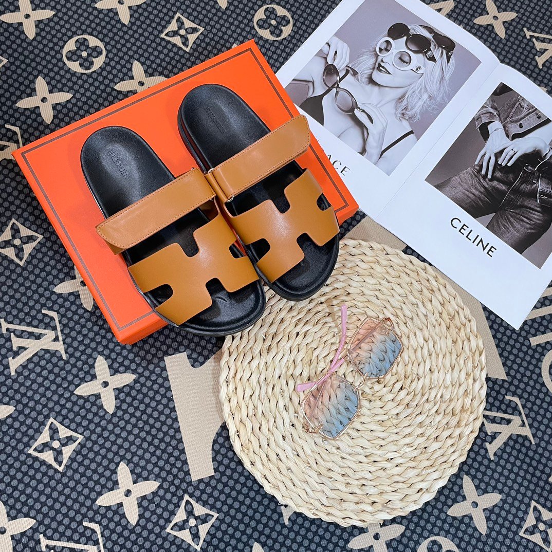 HM Oran Sandals Tan Leather - Sandals - Image 9
