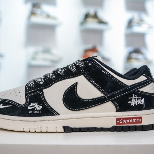 NK Dunk Low Pro SB Stussy x Supreme - Sneakers