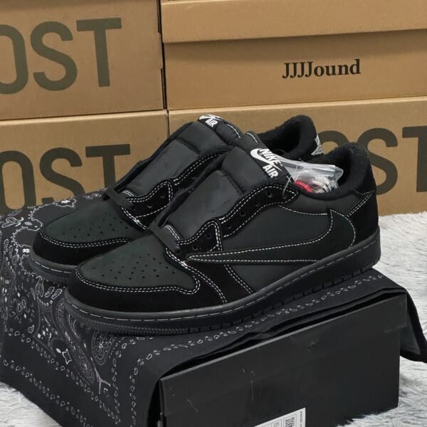 NK Air Jordan 1 Low OG SP Travis Scott Black Phantom - Sneakers