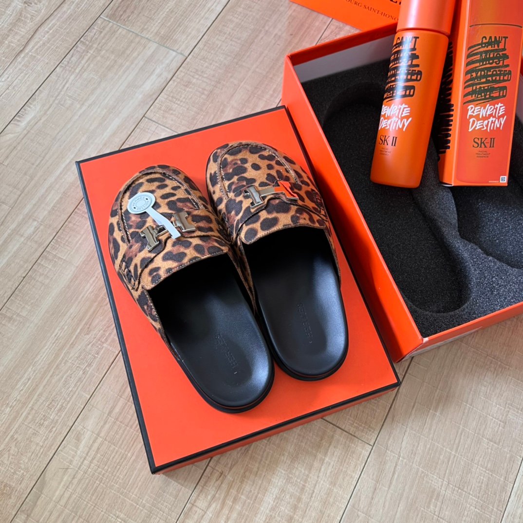 HM Oran Sandals Leopard Print - Slides - Image 8