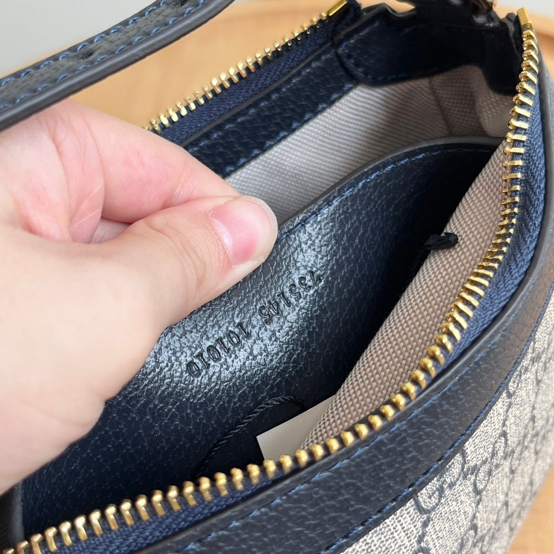 GG Ophidia GG Mini Bag Beige/Blue GG Supreme Canvas - Bag - Image 8