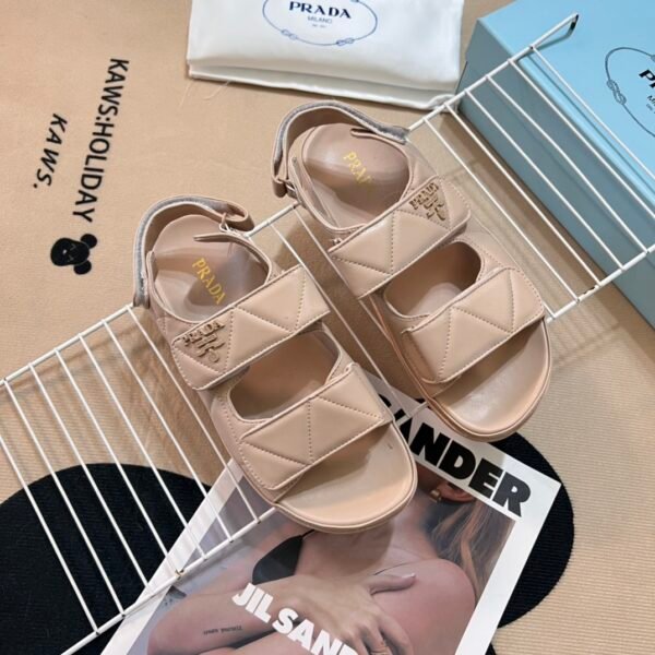 PR Quilted Logo Sandals - Sandals