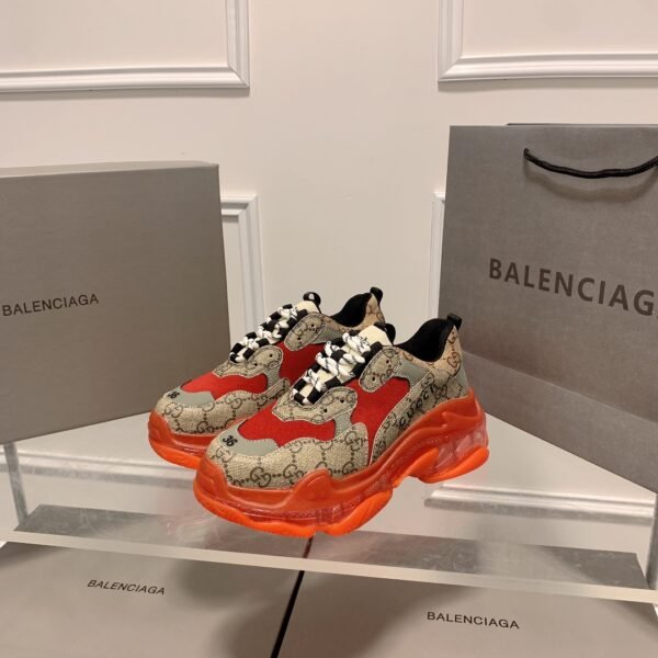 BAL Triple S x GG GG Supreme/Red - Sneakers