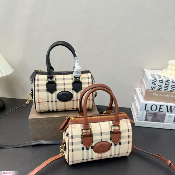 BBR Mini Banner Vintage Check Canvas - Bag
