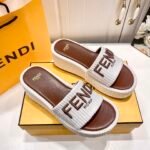 FD FD Roma Wedge Slides White – Slide