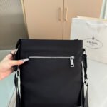 PR Nylon Messenger Black Nylon – Bag