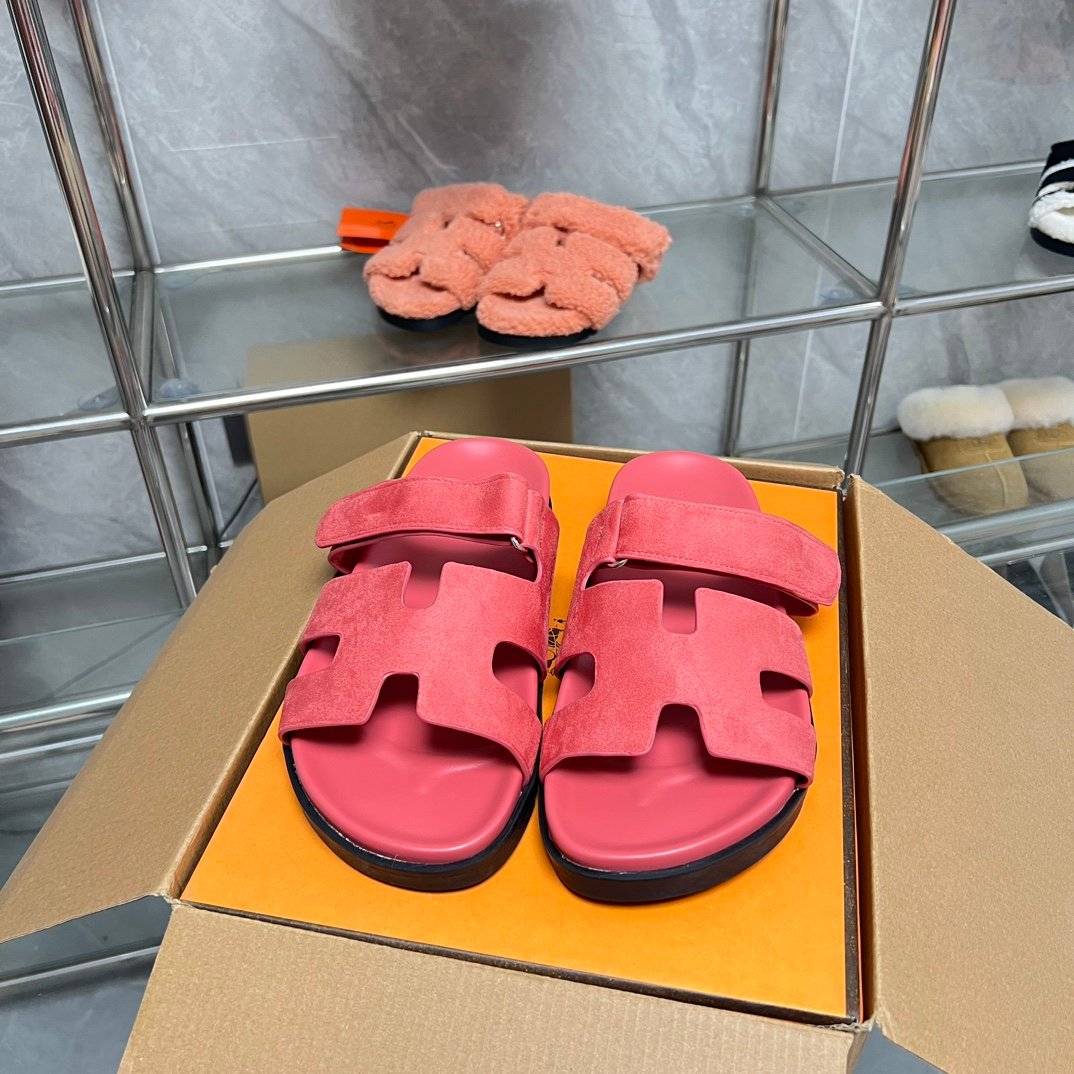 HM Oran Sandals Pink Suede - Sandals - Image 5