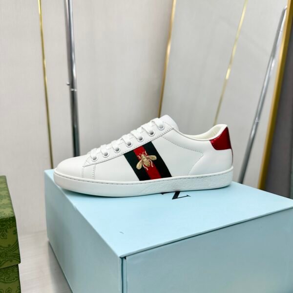 GG Ace White Leather - Sneakers