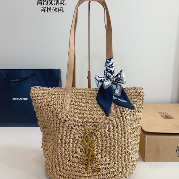 YSL Panier Medium Wicker - Bag