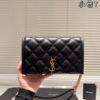 YSL Becky Chain Wallet Small Black Leather - Bag