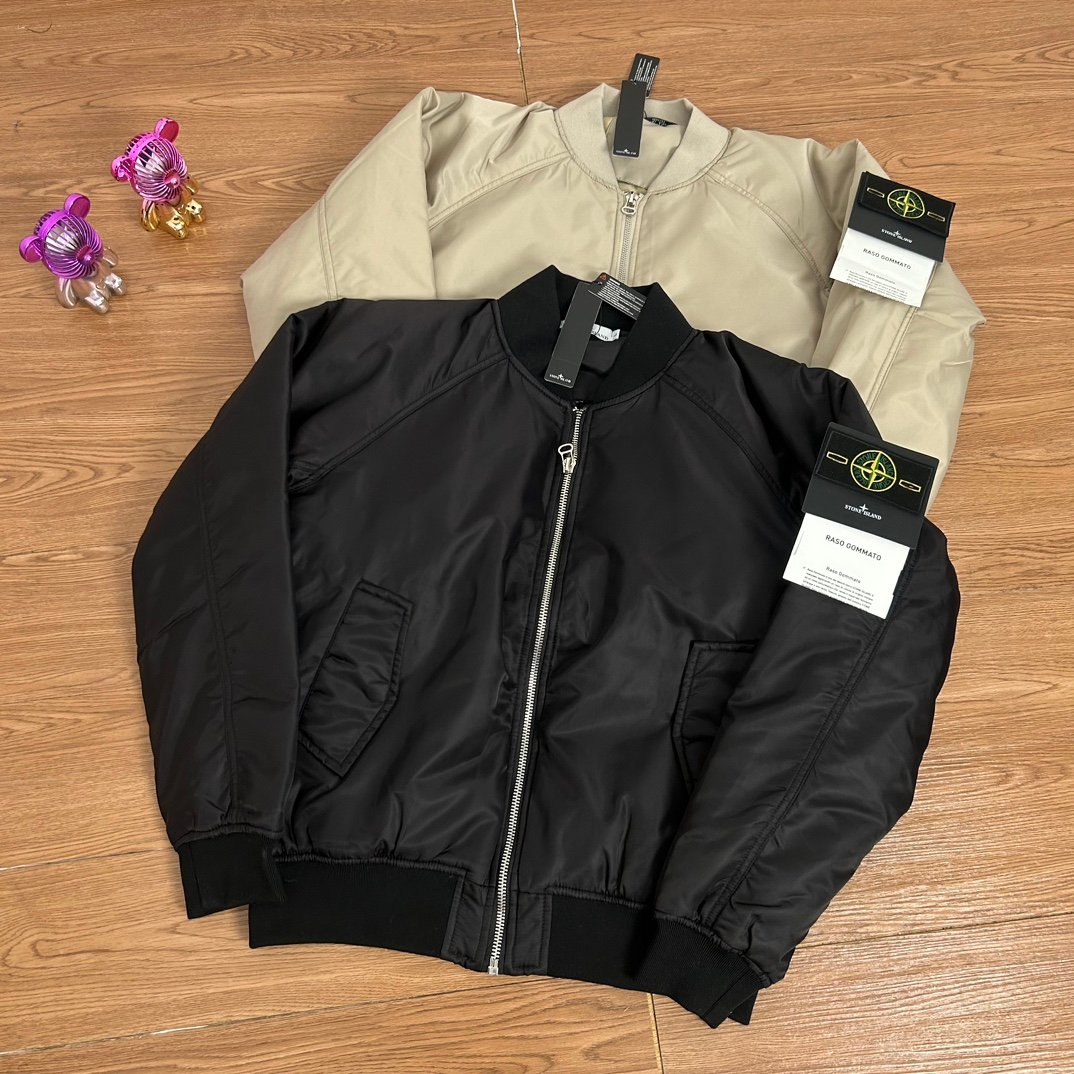 SI Ghost Piece Bomber Jacket Black/Beige - Jacket - Image 6