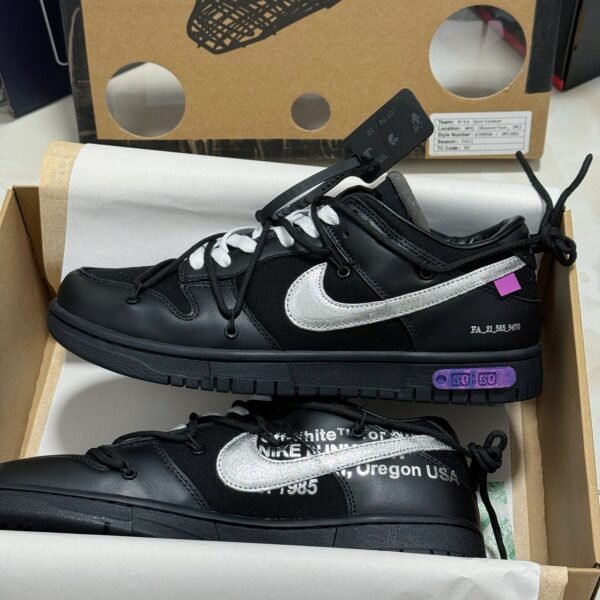 NK Dunk Low OW Black/White - Sneakers