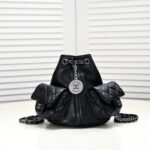 CC Gabrielle Backpack Small Black Leather – Bag