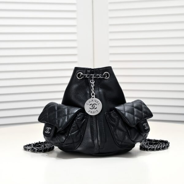 CC Gabrielle Backpack Small Black Leather - Bag