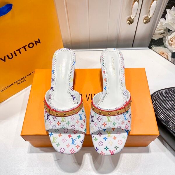 LV Multicolor Monogram Mules - Sandals