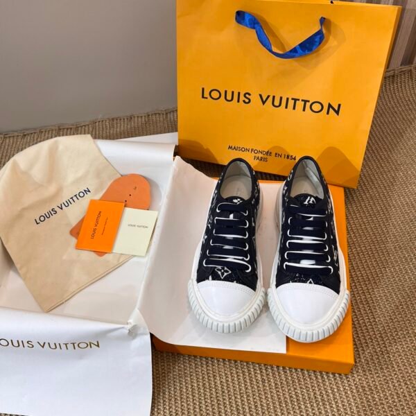 LV Stellar Sneaker Denim Monogram - Sneakers