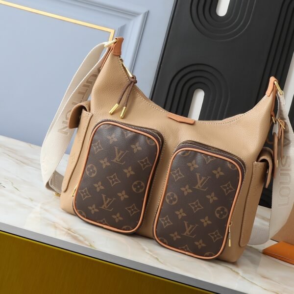 LV Loop Hobo Khaki Monogram Empreinte Leather - Bag