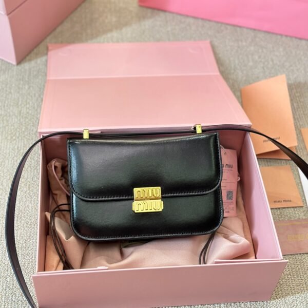 MIU Wander Black Leather - Bag