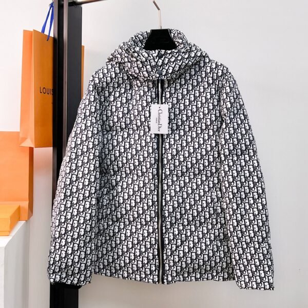 CD Oblique Down Jacket Oblique Canvas - Jacket