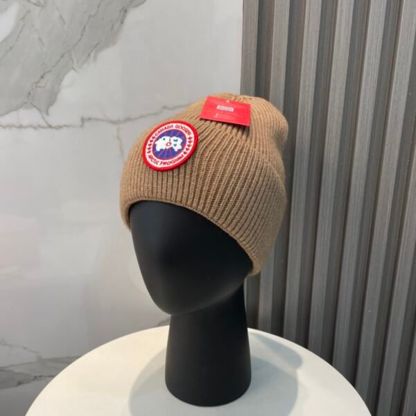 CG Arctic Disc Ribbed Beanie Wool Knit - Hat