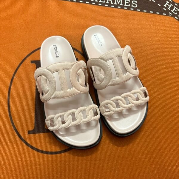 HM Chypre Beige Suede - Slides
