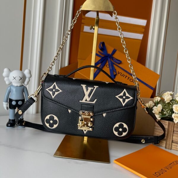 LV Pochette Metis Black Monogram Empreinte - Bag