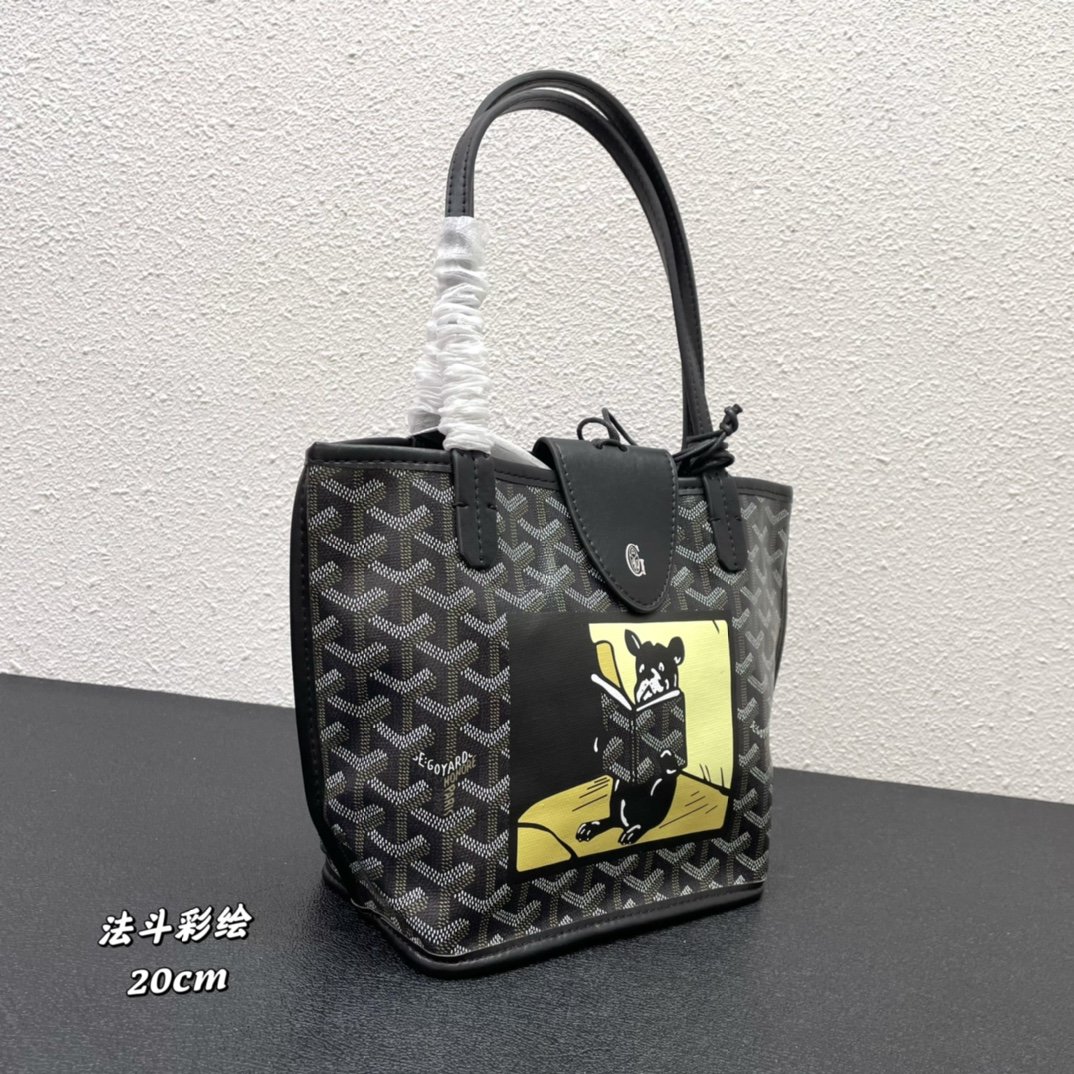 GYD Anjou Mini Black Monogram - Bag - Image 3