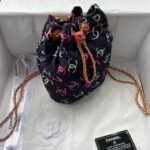 CC Graffiti Mini Bucket Multicolor Nylon – Bag