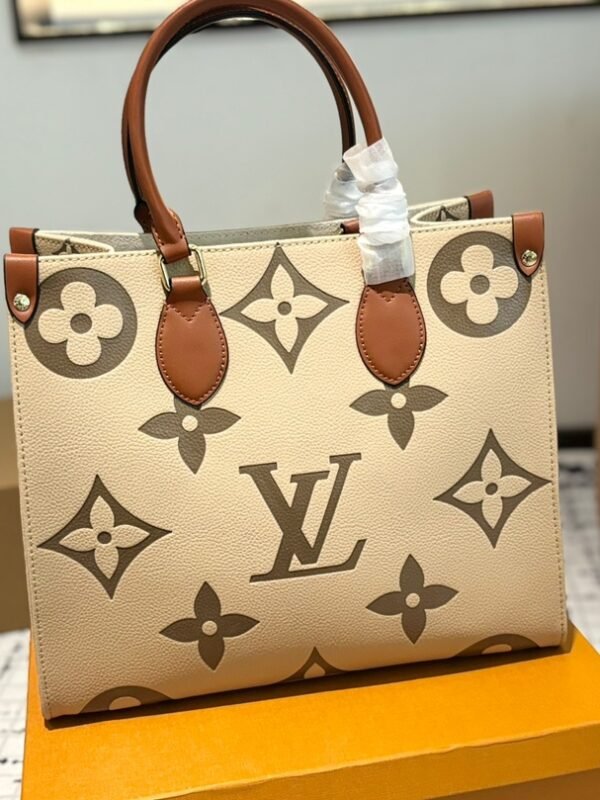 LV OnTheGo MM Monogram Empreinte – Tasche – Rot