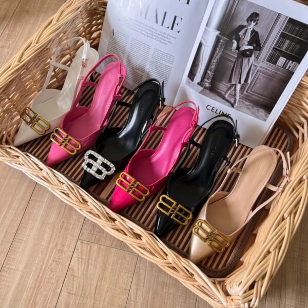 BAL Knife Slingback Pumps - Heels
