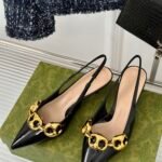 GG Slingback Pump with Chain – Heels