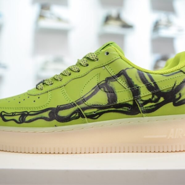 NK Air Force 1 Low Skeleton Green - Sneakers