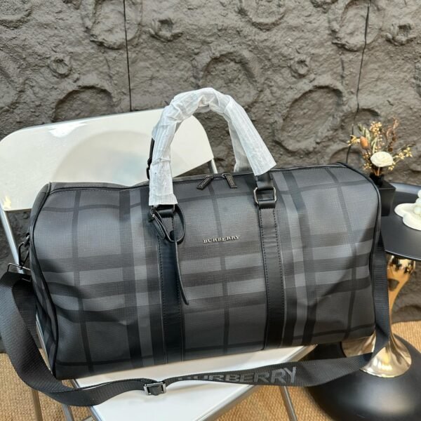 BBR Check E-canvas Weekender Large Black Check - Bag