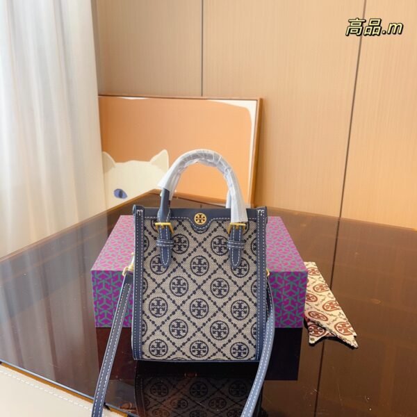 Tb Embroidered Tote Bag