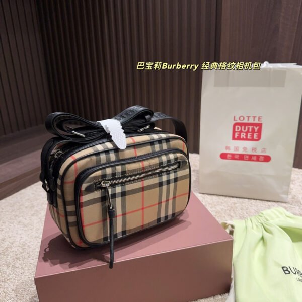BBR Vintage Check Camera Bag - Bag