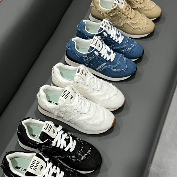 MIU Distressed Sneakers - Sneakers