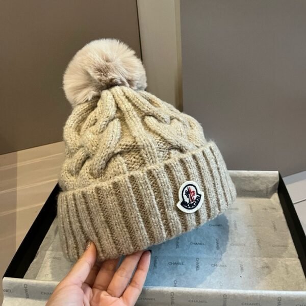 MCL Cable Knit Beanie Beige - Hat