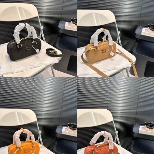 MIU Wander Matelassé Black Leather - Bag