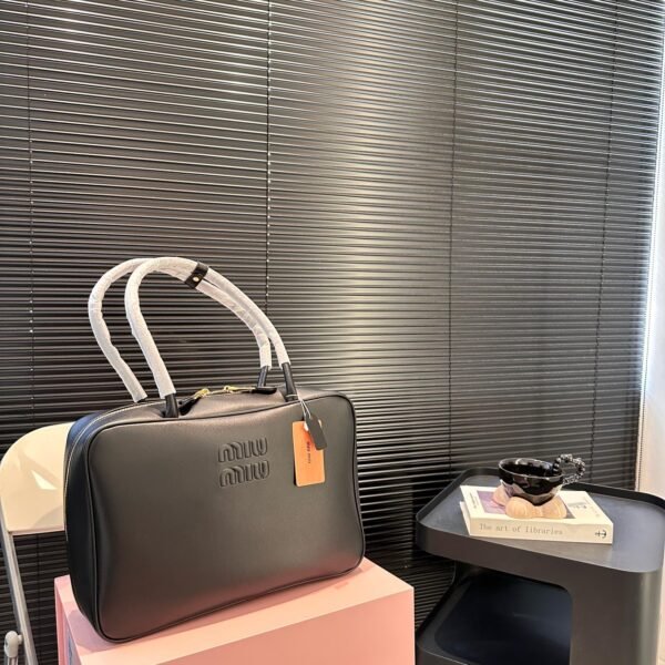 MIU Matelassé Black Leather - Bag