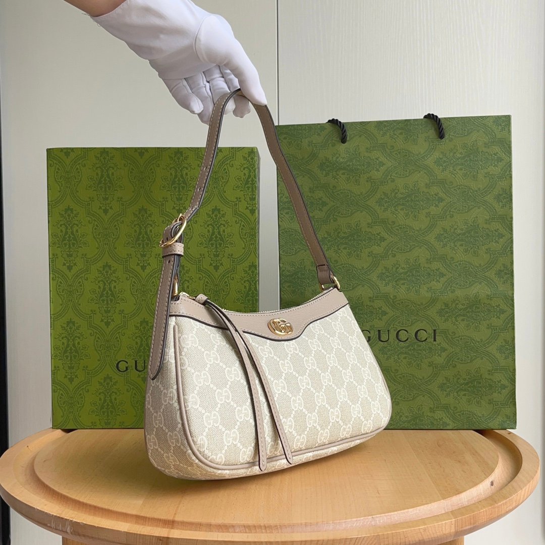 GG Ophidia GG Mini Bag Beige/Ebony GG Supreme Canvas - Bag - Image 2