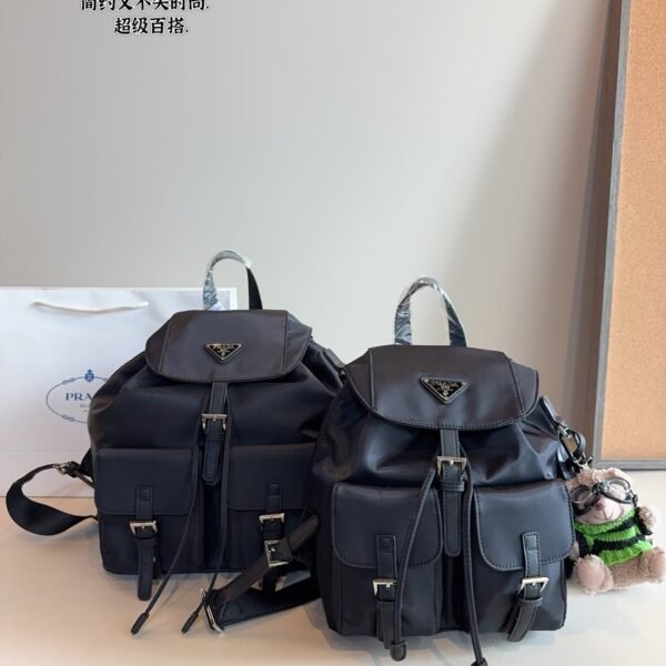 PR Re-Nylon Backpack Black - Backpack