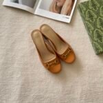 GG Horsebit Mid-Heel Slide – Heels