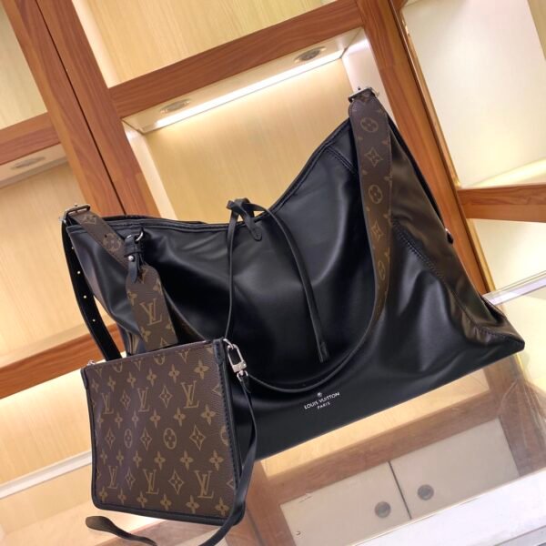 LV Onthego GM Monogram/Black Leather - Bag