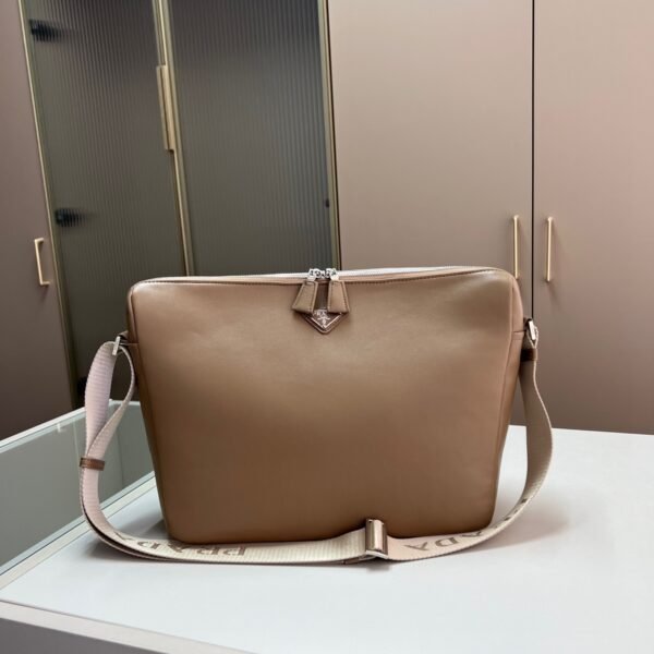 PR Triangle Logo Shoulder Bag Leather - Bag
